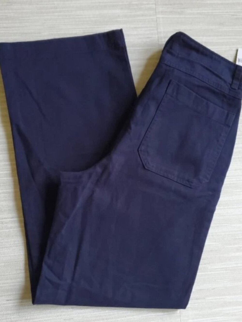 GAP Mid Rise Loose Khakis Patch Back Pockets - Blue - 16 - Picture 6 of 7